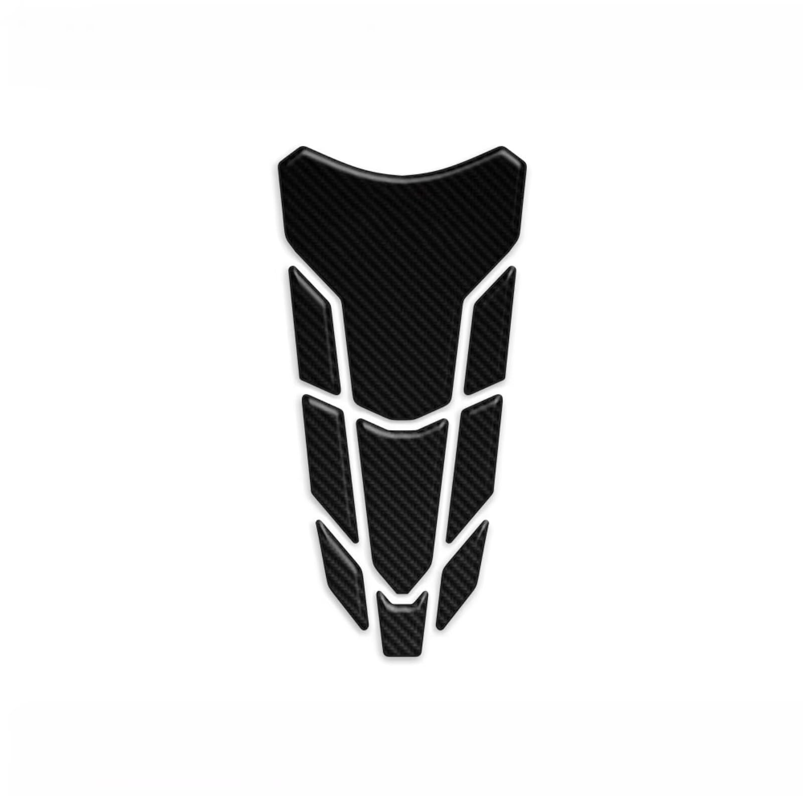 Motorcycle Centre Tank Pad Compatible with Ducati for Panigale V2 V4 for V4S for V4SP 2022 3D Carbon Motorcycle Tank Pad Gas Cap Cover Protector Stickers(B)