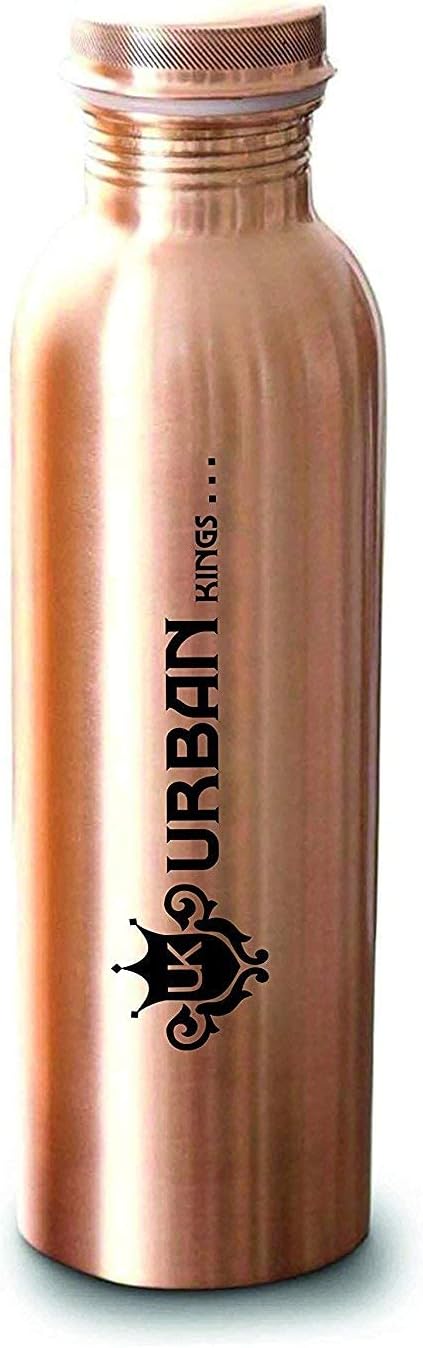 URBAN KINGS Copper Water Bottle, 1000ml, Copper