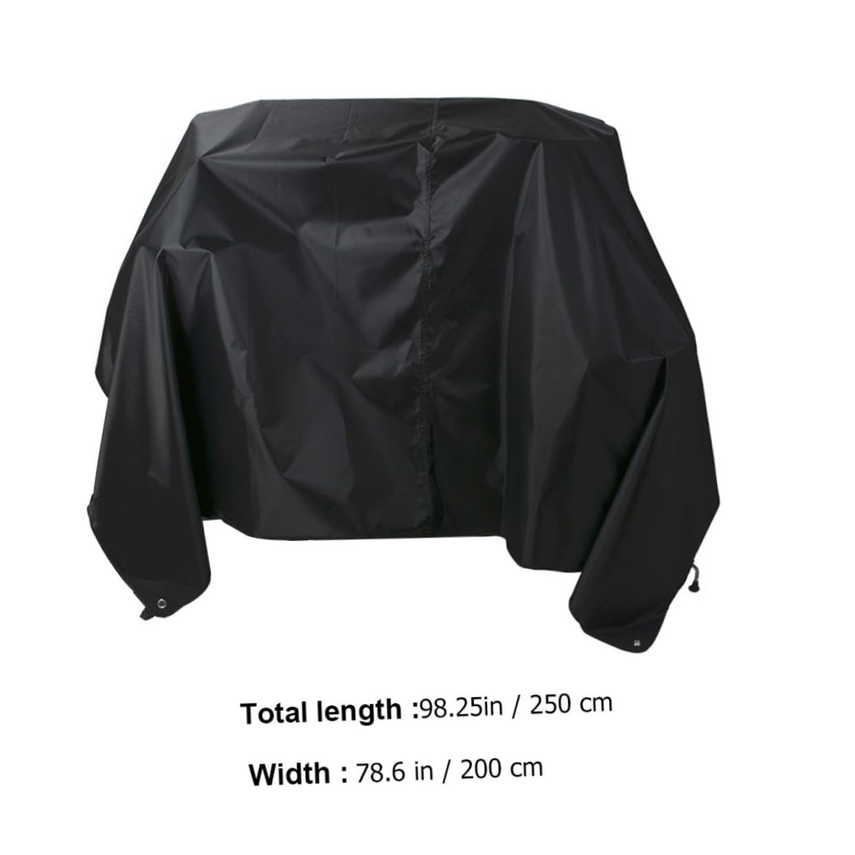 SOLUSTRE Funda para Batería y Resistente de Tela Oxford, Funda Flexible Negra y Plateada para Batería de Jazz, Cubierta Protectora Anti Polvo y Protección Solar para Instrumentos Musicales