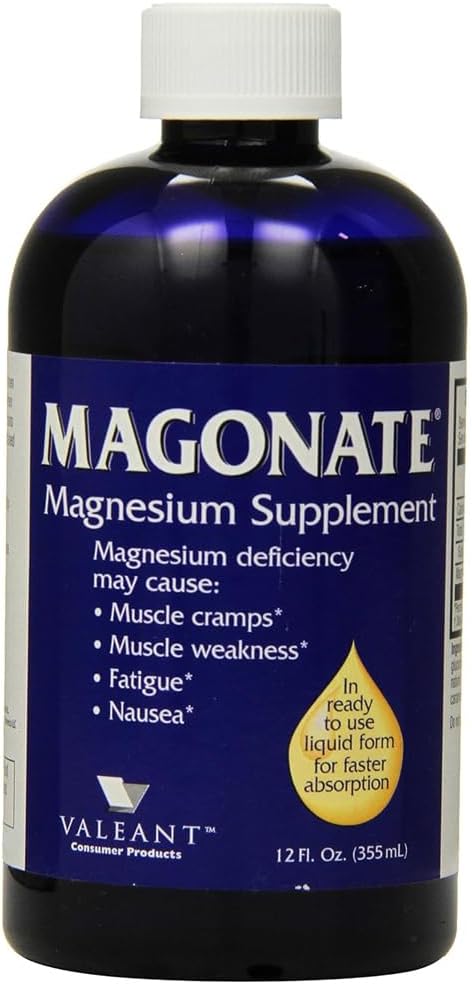 Magonate Liquid Magnesium, 12 Ounce
