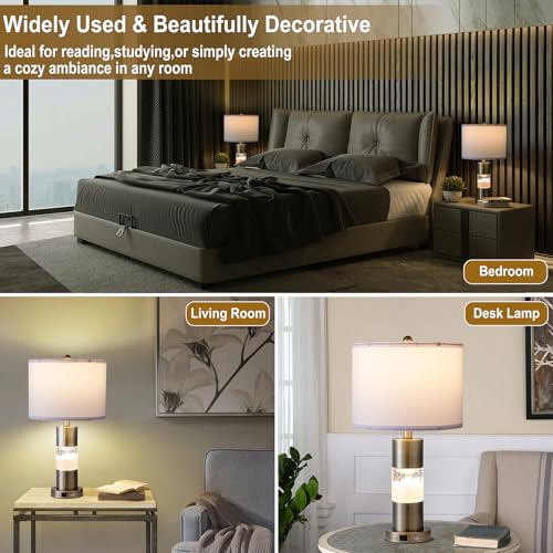 Save 40% on Serteaw Gold Touch Table Lamps with USB Charging - Image 5