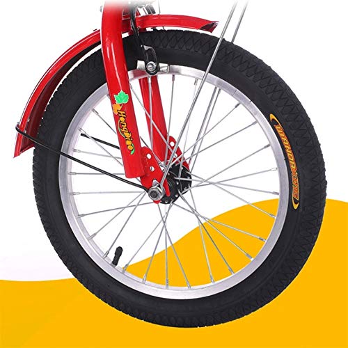 Faltbares Dreirad für Erwachsene Trike Cruise Bike 16-Zoll-Dreirad mit großem Korb und Rücksitz für Männer und Frauen, Freizeit, Einkaufen, Übung, Rot – Bild 6