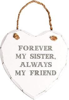 Sass & Belle Forever My Sister Heart Plaque