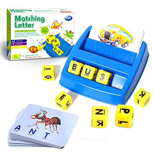 BAIVYLE Matching Letter Game for Kids - Toddler Educational Activities Sight Word Games , Learning Toys for Kids Educational Toys Flash Cards Educational Games for 3 4 5 Year Old Boys and Girls Gift