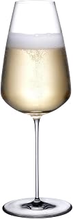 NUDE GLASS Stem Zero Champagne Flutes Grand Cru Glass 15.25 Oz, | Handmade |Lead- Free, Hand Blown Glasses, Wedding Champagne Glasses, Perfect Cocktail Glasses