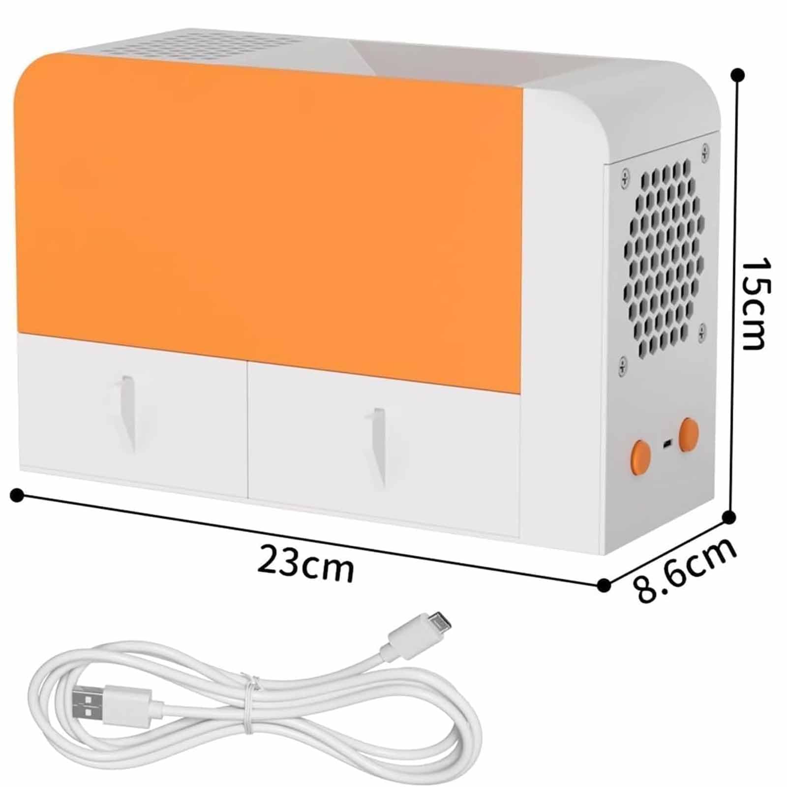 Divisor de conchas sopladas para piensos, máquina limpiadora de semillas de pájaros, con ajuste de 5 velocidades y 2 cajones de gran capacidad de 10 cm, para mijo, arroz, frijoles (rosa +