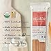 DeLallo Whole Wheat Spaghetti, 1 Pound Bag, 8 Pack, 100% Organic Noodles, Pasta from Italy, Whole Grain, Cooks Al Dente