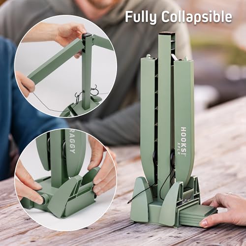 Image of Craggy Games Ring Toss & Shot Ladder Game Hooks XPLR - Portable Aluminum Hook and Ring for Indoor /Outdoor Games - Game Night, Party Games, Travel, Multiplayer Fun
