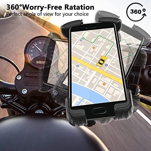 Bike Phone Holder Mount, [Super Stable Metal] Motorcycle