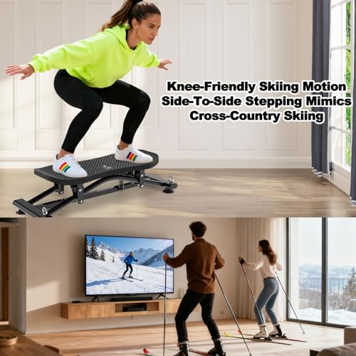 Equipo de Ejercicio Ski Machine con Bandas de Resistencia miniatura 3