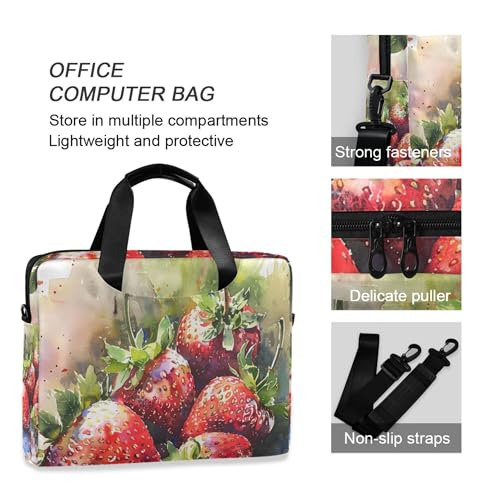 Funda para portátil ALAZA Strawberry 13-15.6 pulgadas miniatura 4