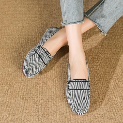 Image of feabtonbd Loafers for Women Comfortable Breathable ShoeCasual Slip On Womens Driving Flats Shoes