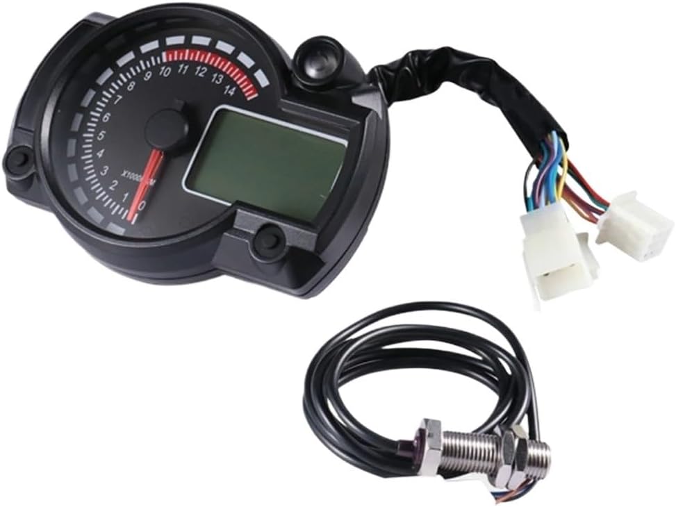 Motorcycle Odometer Gauge Motorcycle Tachometer Digital Odometer For RX2N MAX 299KM/H Moto Dashboard Motorcycle Tachometer Meter