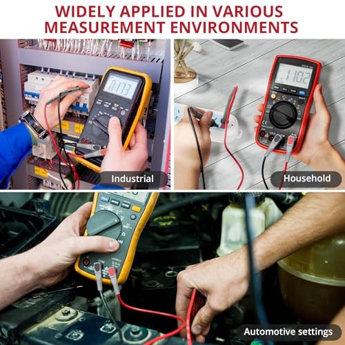 Image of BINTA 25-Piece Silicone Multimeter Leads Kit for Electricians & DIY Users, Professional Test Leads with Replaceable Probes, Alligator Clips & Tweezer for Industrial Automotive Home Electrical Testing
