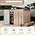 Outdoor Metal Sheds 6x8, Outdoor Storage Shed Metal Garden Tool Shed for Backyard, Utility Sheds Buildings with Air Vent