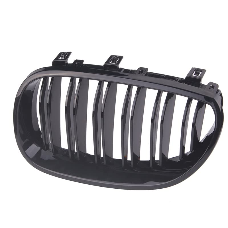 Rejillas delanteras para 5 Series E60 E61 de parachoques frontal negro brillante 5