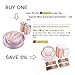 I00000 25Guest Rose Gold Plates with Disposable Silverware, Disposable Dinnerware Includes 25 Dinner Plates 10.25