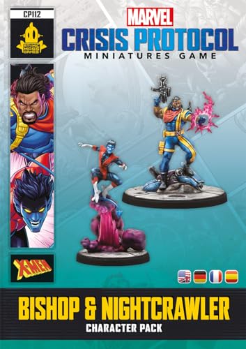 Marvel: Crisis Protocol Bishop & Nightcrawler CHARACTER PACK - X-Men Miniatures with Advanced Abilities! Tabletop Superhero Game, Ages 14+, 2 Players, 90 Minute Playtime, Made by Atomic Mass Games image 2