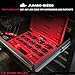 ABN Jumbo Crowfoot Flare Nut Wrench Set Metric 15-Piece Tool Kit for 3/8in and 1/2in Drive Ratchet