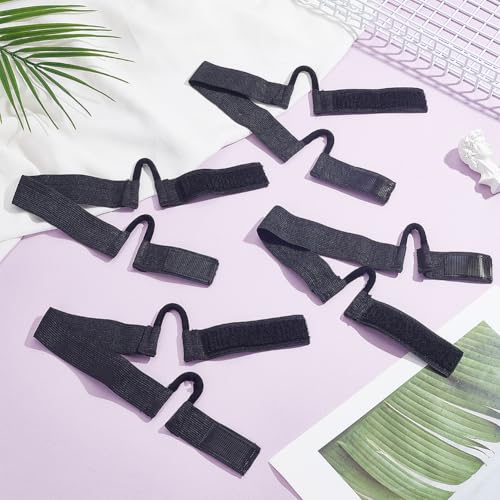 Bandeaux en C pour perruque noirs de qualité supérieure pour pose parfaite