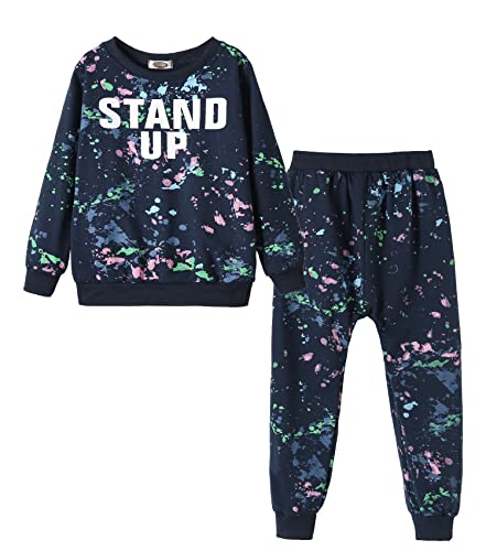 Image of Urtrend Little Girls' Kids 2 Pieces Long Sleeve Top Pants Leggings Clothes Set Outfits