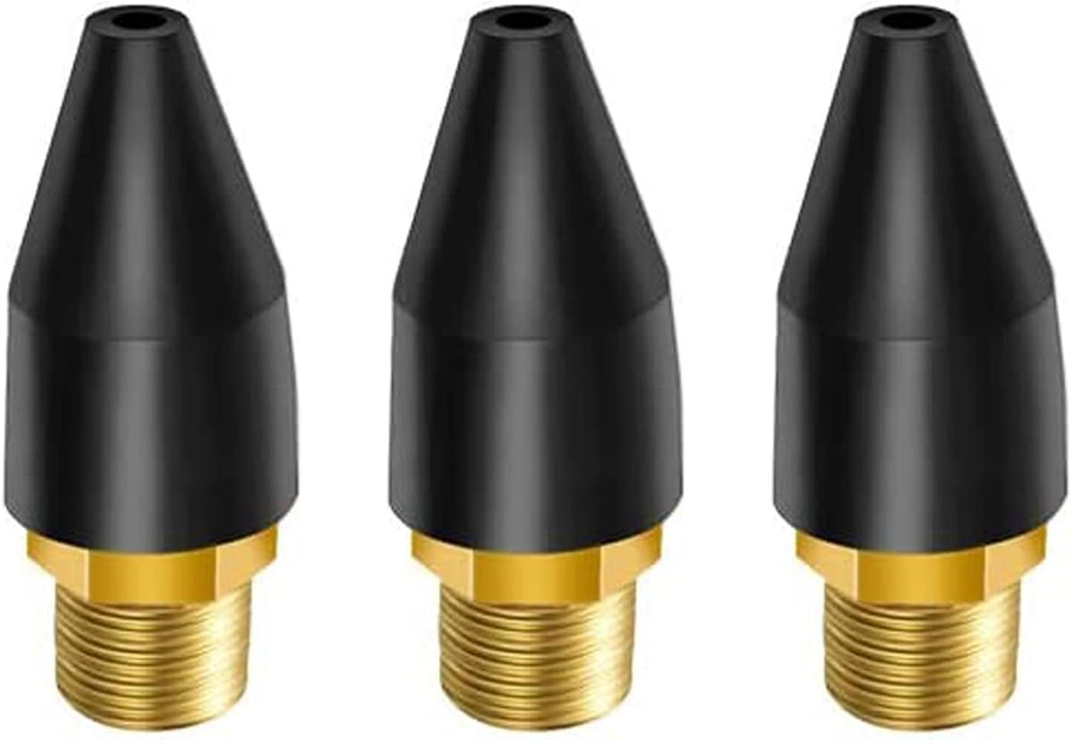 3 Pcs Rubber Air Tool For Air Nozzle Tip, Blow Gun Rubber Tip For Air Tool, Parts Air Nozzle For Air Blow Guns Tool For Air Tool Parts & Accessories Air Blow Guns Tool Black