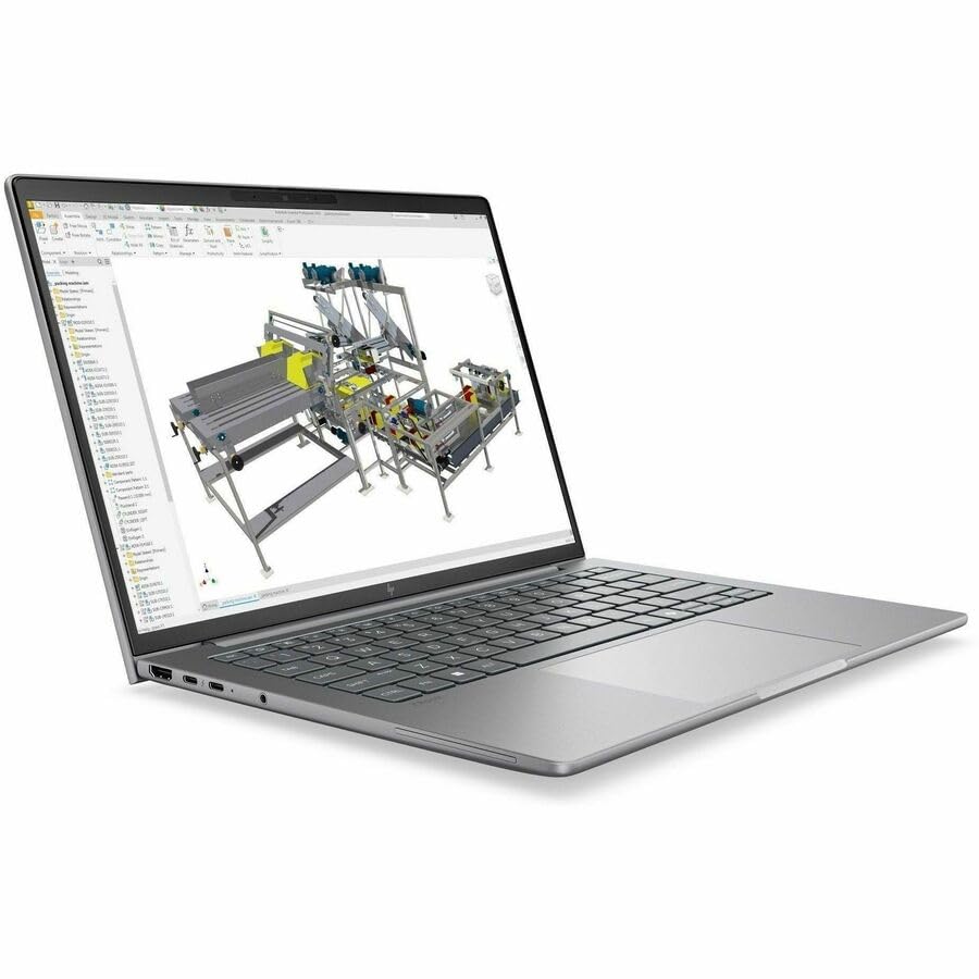 Image of HP ZBook 8 G2a 14 inch Touchscreen Copilot+ PC Mobile Workstation - WUXGA - 60 Hz - AMD Ryzen AI 9 HX PRO Ryzen AI PRO 400 Series 470-32 GB - 1 TB SSD - Meteor Silver - AMD Chip - 1920 x 1200 - Windows