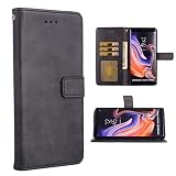 Asuwish Phone Case for Samsung Galaxy Note 9 Folio Flip Wallet Case,PU Leather Credit Card Holder Sl
