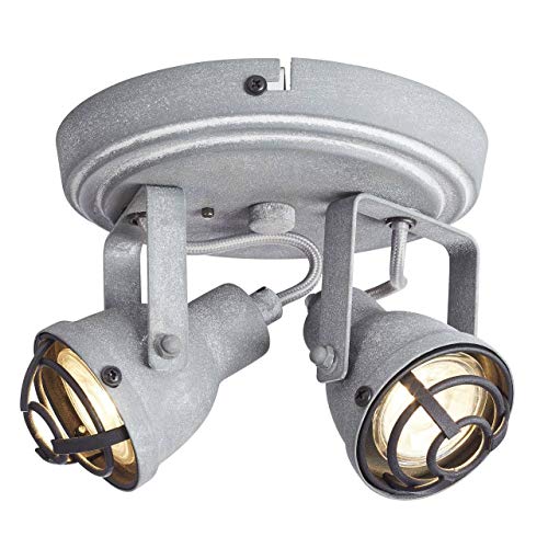 Preisvergleich Produktbild Bente LED Spotrondell 2flg Grau Beton