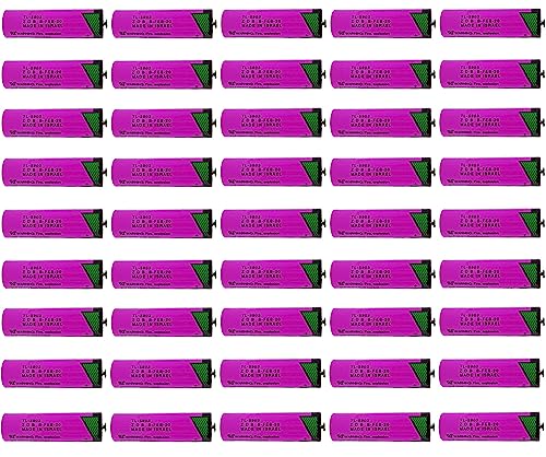 LITKEQ [50-Pack] TL-5903 Battery/SL-360 3.6V 2400mah 6ES7971-0BA00 for Siemens S7-400 PL and for Tadiran TL-5903