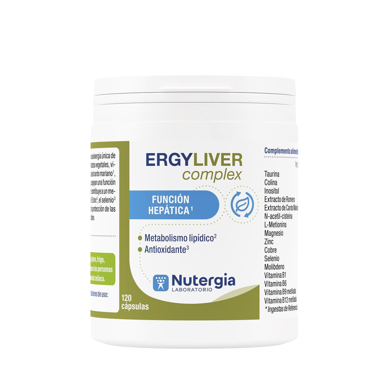 Nutergia 022855 ERGYLIVER Complex 120 Comp, bambù
