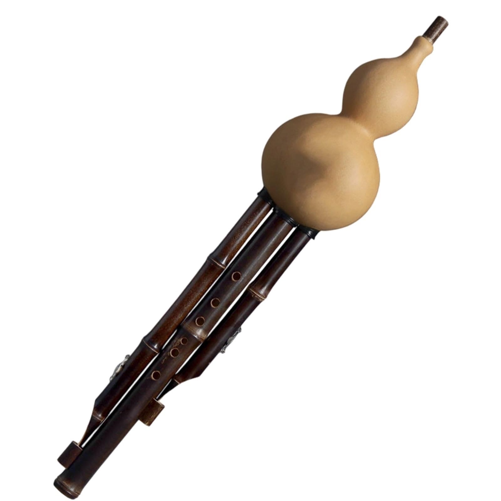 Flauta De Calabaza Hulusi De Grado Rendimiento Profesional En Do Mayor Y Si Bemol Instrumento 7 Orificios Para Adultos(G Key)