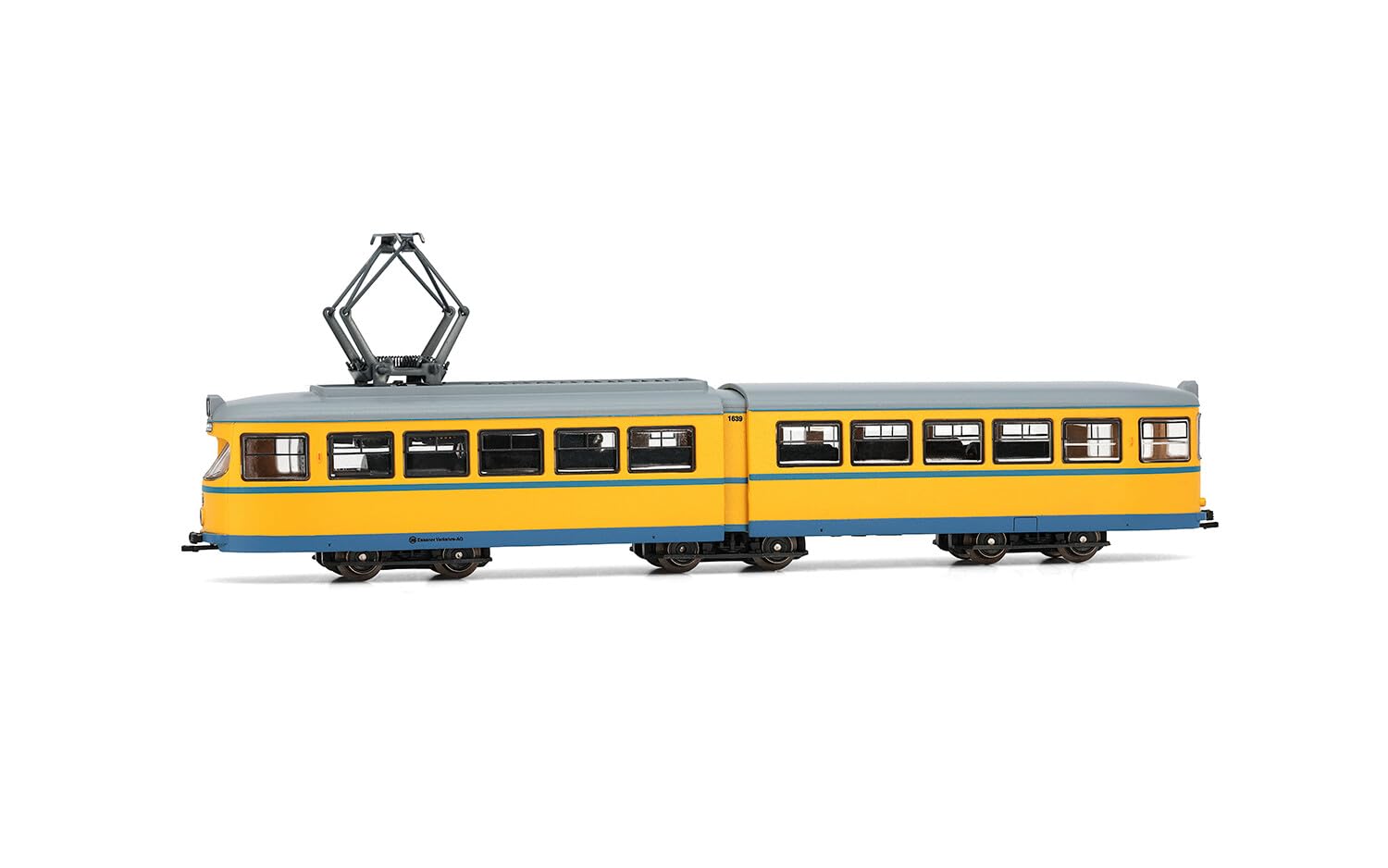 Arnold HN2603 Tram Duewag GT6, one front light, yellow/blue livery "Essen", ep. IV-V Loco - Electric