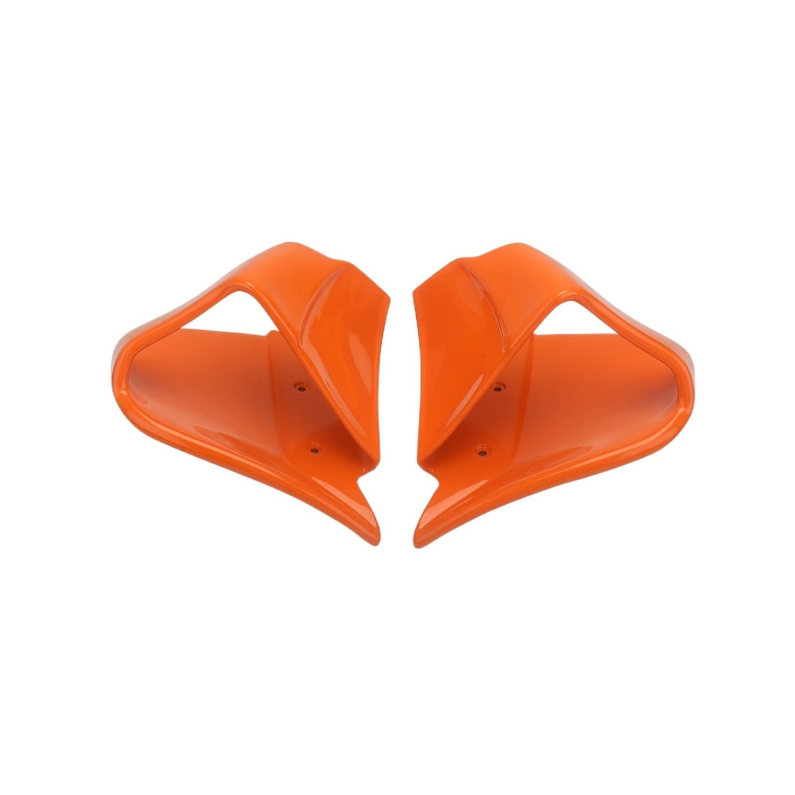 PBCGTFHJK Motorcycle Fairing Side Wings Motorcycle Fairing Fixed Wind Wing Fit for K-tm RC390 RC16 RC8C 2022-2025 Winglets fins Side Wind Wing Spoiler Motorcycle Wing Spoiler(Orange)