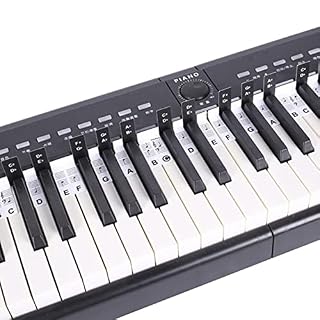 LYNSAY Décorations de notes de clavier de piano réutilisables, étiquettes d’apprentissage de piano à 88 touches, étiquettes amovibles pour garçons et filles - Les Beatles, Paul McCartney, John Lennon, RIngo Starr, George Harrison LYNSAY Décorations de notes de clavier de piano réutilisables, étiquettes d'apprentissage de piano à 88 touches, étiquettes amovibles pour garçons et filles – Image 7