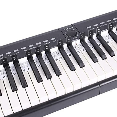 LYNSAY Décorations de notes de clavier de piano réutilisables, étiquettes d’apprentissage de piano à 88 touches, étiquettes amovibles pour garçons et filles - Les Beatles, Paul McCartney, John Lennon, RIngo Starr, George Harrison LYNSAY Décorations de notes de clavier de piano réutilisables, étiquettes d'apprentissage de piano à 88 touches, étiquettes amovibles pour garçons et filles – Image 8