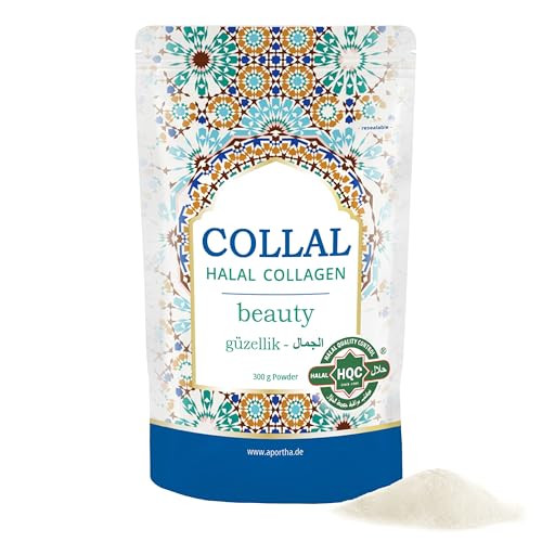 Collal® Halal Collagen Beauty Premium Collagen Powder 300 G Doypack, Beauty Collagen Powder With Bioactive, Halal-Certified Collagen Peptides, 30 Serv