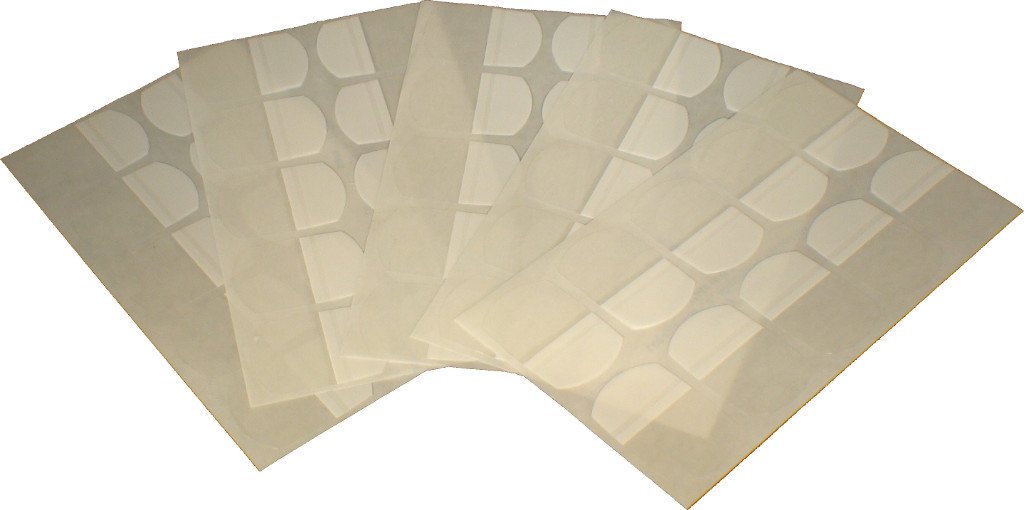 Lee Products Co.Lee Hefty Tabs 1 x 1-1/2 Inches 50 Count, White (13105)