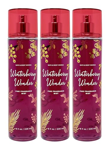 Bath & Body Works Winterberry Wonder - 3 packs - Fine Fragrance Mist