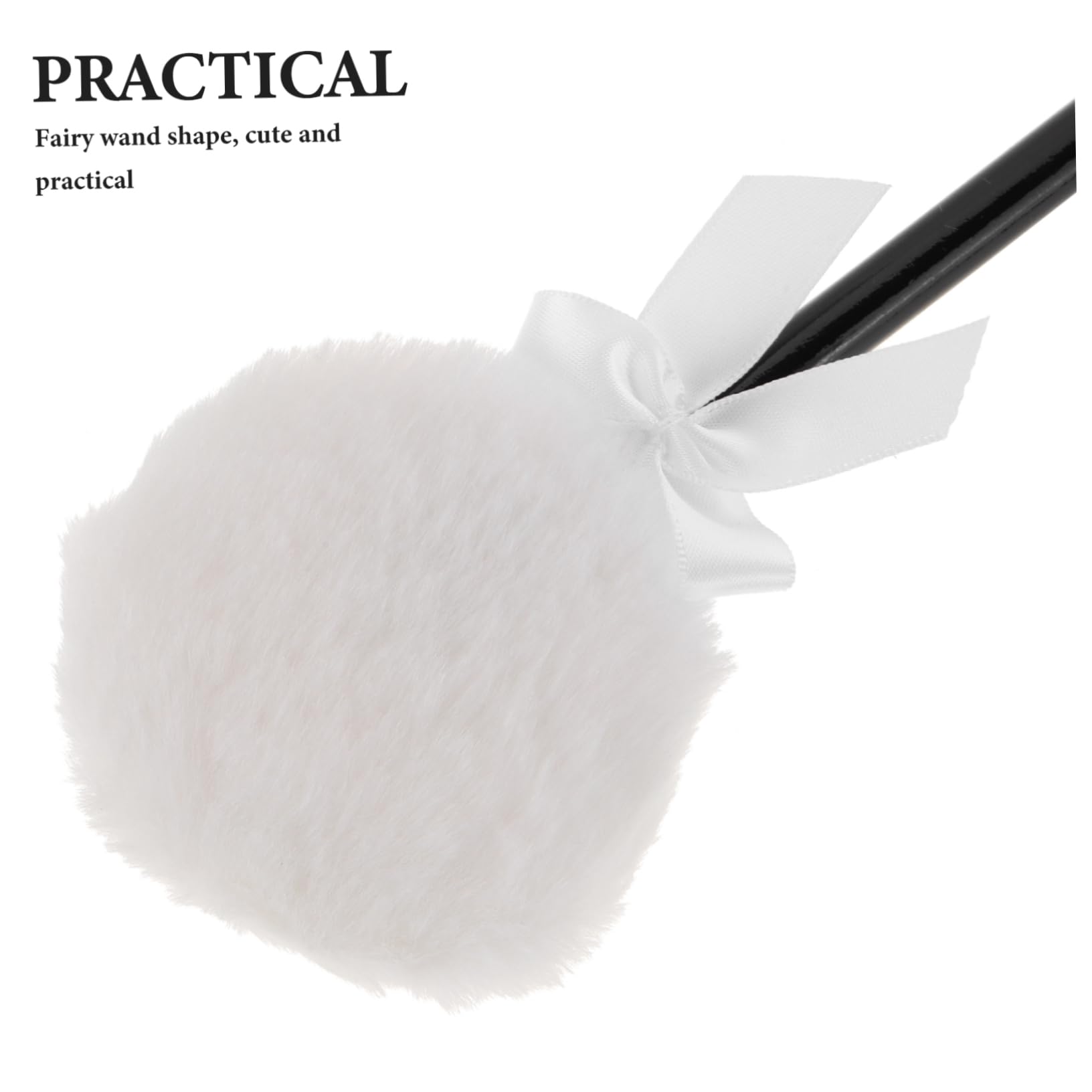 Ipetboom Fluffy Body Powder Puff with Handle Ultra Soft Makeup Tool for Loose Powder Skin Friendly and Lightweight Design for Home Salon Use for Refreshing Body Care