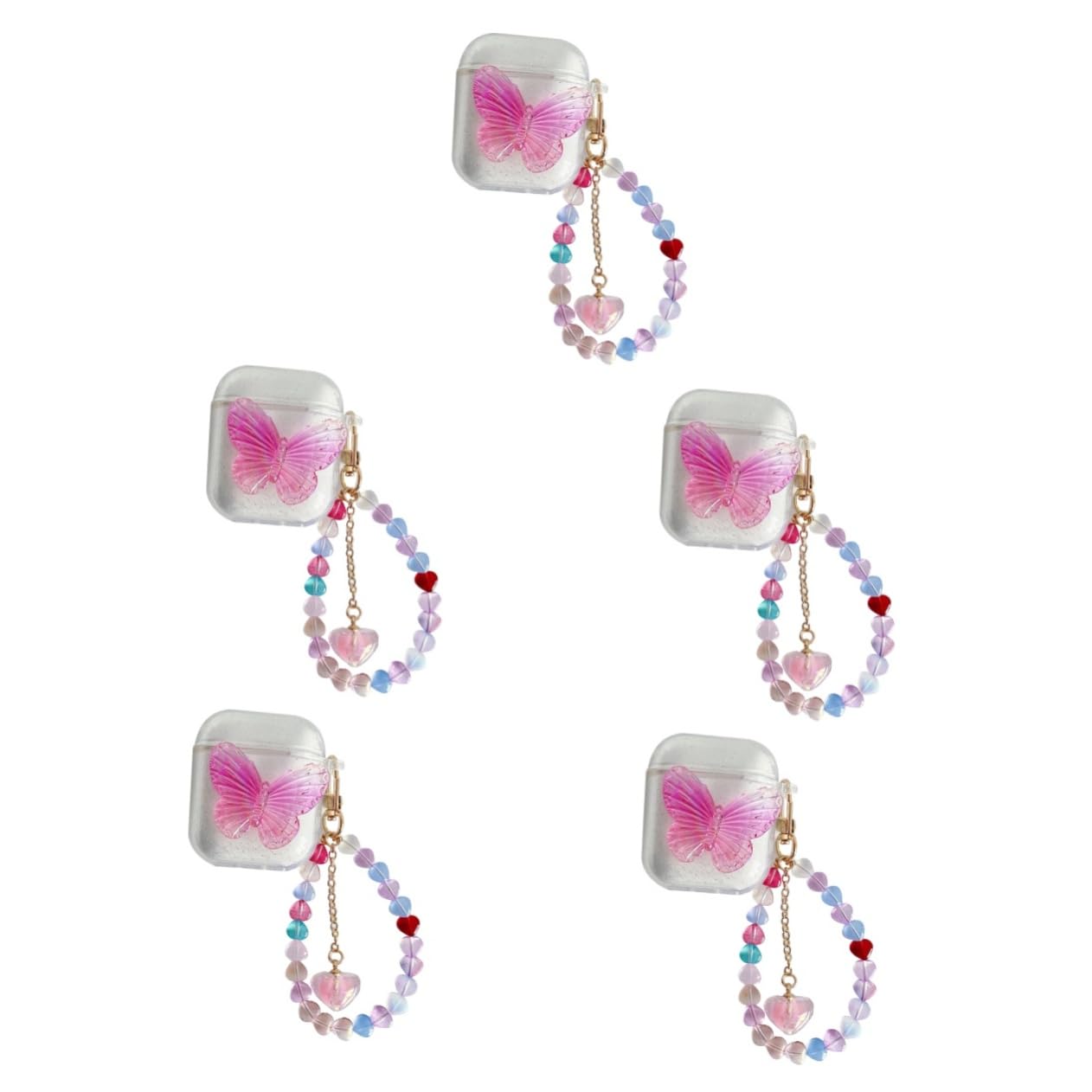 Hemobllo 5piezas Funda Decorativa para Auriculares Inalámbricos con Brillo Compatible con Pro Protector Compacto y Ligero para Uso Diario y Actividades Al Aire