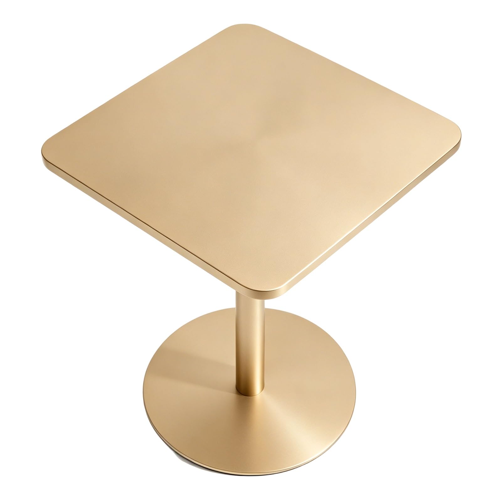 Mesa auxiliar de comedor de hierro cuadrada y alta para barra de cocina moderna 1