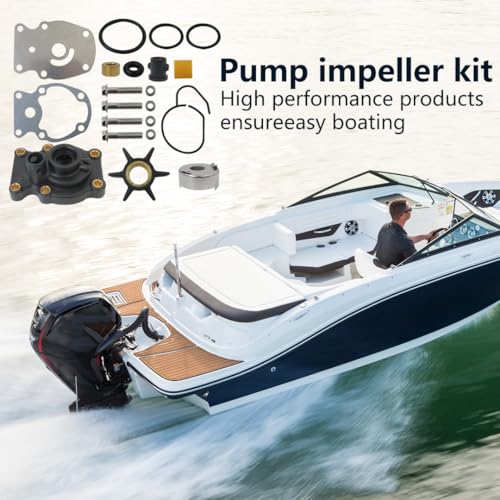 INGQI Water Pump Kit Repl.#393630 Fit for Johnson Evinrude OMC Outboard 20 25 30 35 HP Replacement