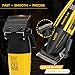 VGR Professionelle Haarschneidemaschine Herren, Kabelloser USB-C Wiederaufladbarer Akku, Hochgeschwindigkeitsmotor 9000 U/min, Keramikklinge mit Kegelhebel 0,8-2 mm, Bulk-Haarschnitt, Barber Fades