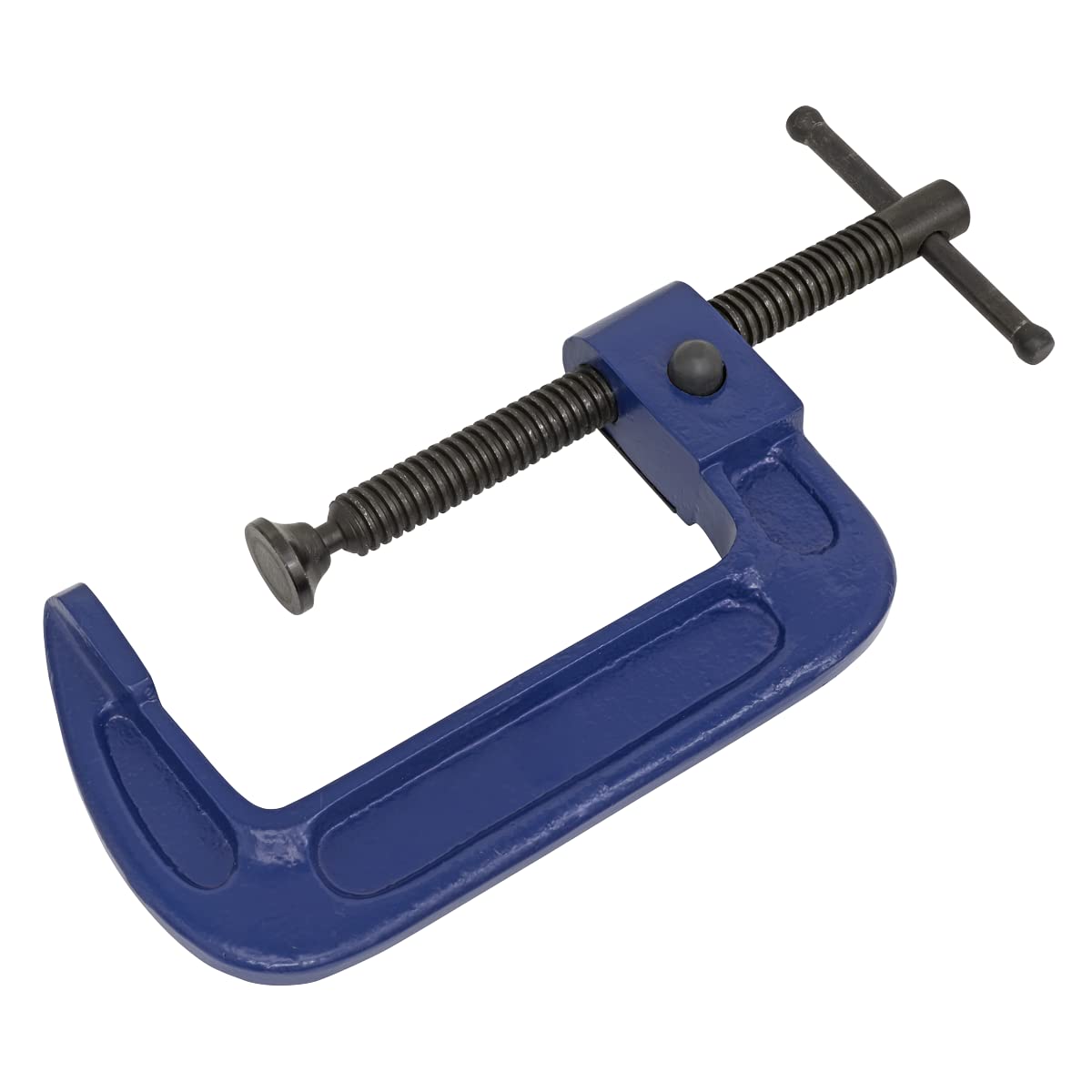 Sealey 100mm G-Clamp Quick Release Mechanism Swivel Tip Forged Body AK6004Q