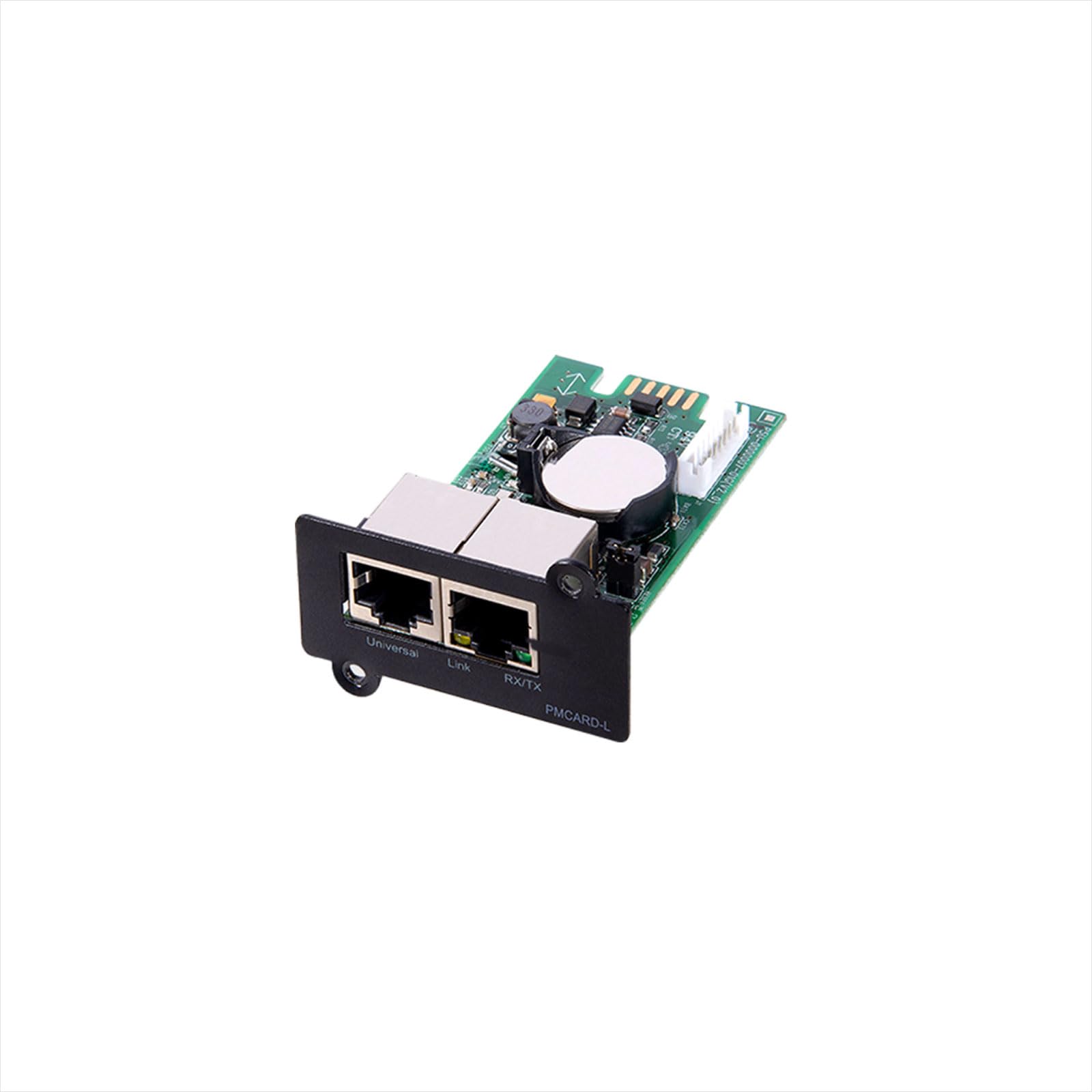 NJOY Scheda SNMP Gestione di Rete UPS Slot Card PM Lite RJ45 10/100BaseT, Compatibile per Gruppo di continuità Aster/Argus/Echo Pro