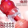 ZWFUN Brustwarzensauger mit 10 Zungenleckmodi + 10 Saugmodi Klitoris Stimulationsgerät Nippelvibrator Zungenvibrator Bruststimulatoren Vibratorsets Brustwarzen Massager Sexspielzeug für Frauen #1