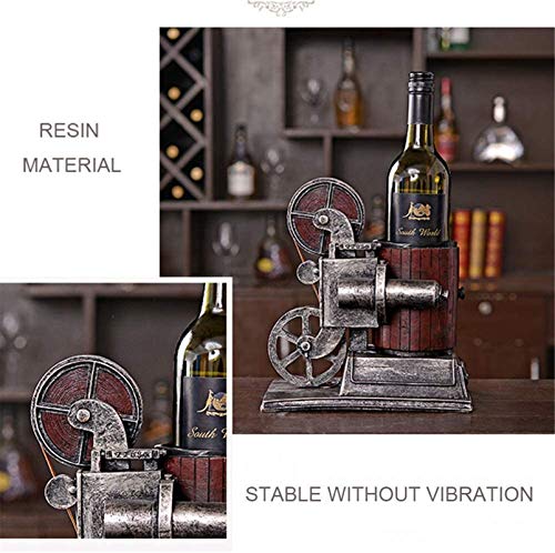 Soporte para botellas estilo medieval vintage de resina miniatura 4