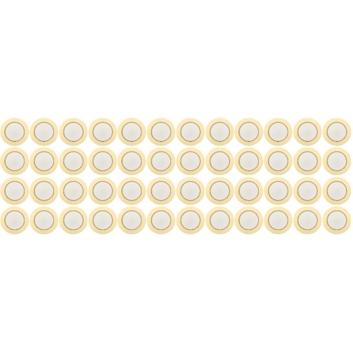 60pcs Copper Discs Acoustic Pickup Sensors for Guitars Electronic Drums and Microphones Transducer Components for Sound Triggering and Signal Alerts