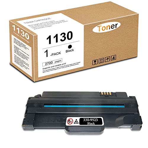 1130 Compatible 330-9523 2Mmjp 3J11D Toner Cartridge Replacement For Dell 1133 1135N 1130 1130N Printer Toner.(1Black) #TOP4
